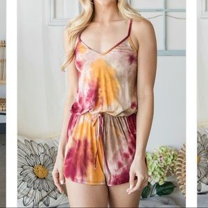 Tie dye romper